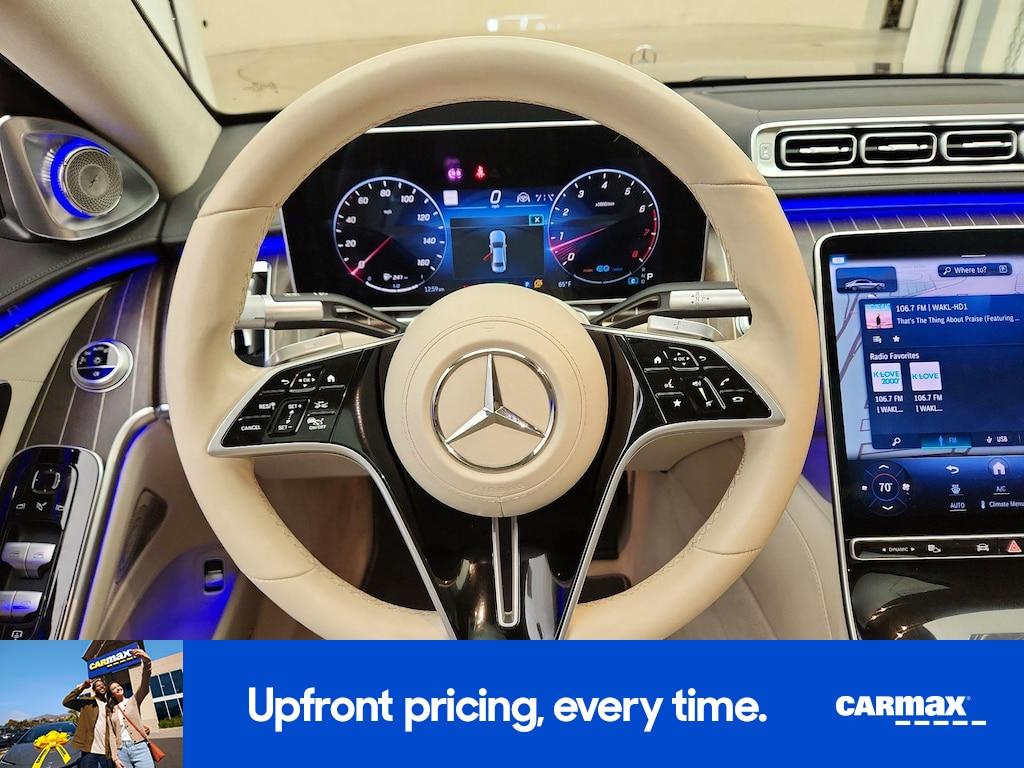 used 2021 Mercedes-Benz S-Class car, priced at $75,998