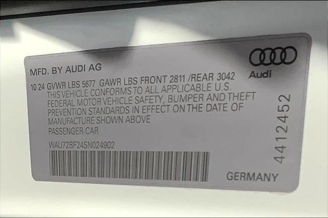 new 2025 Audi A6 car, priced at $75,075