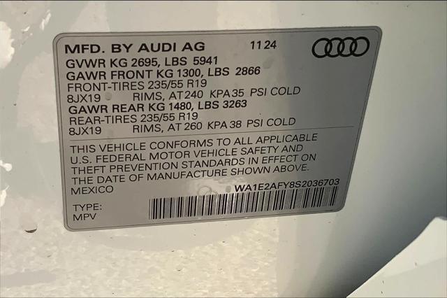 new 2025 Audi Q5 car, priced at $66,445