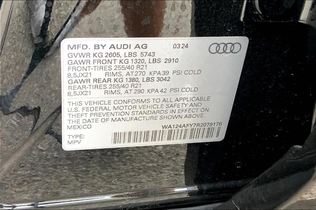 new 2024 Audi SQ5 car, priced at $75,020