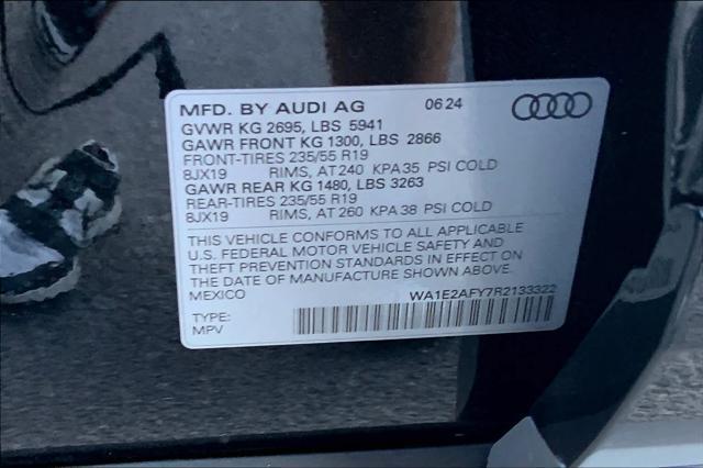 new 2024 Audi Q5 car, priced at $67,520