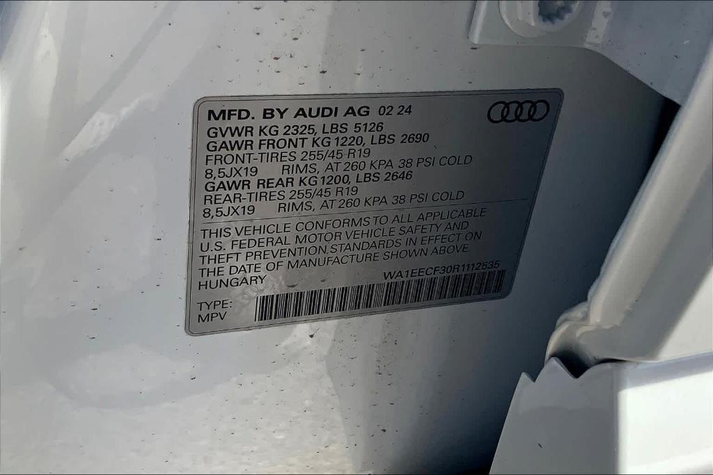 new 2024 Audi Q3 car, priced at $49,670