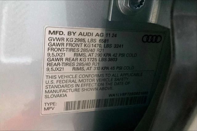 new 2025 Audi Q7 car, priced at $75,360