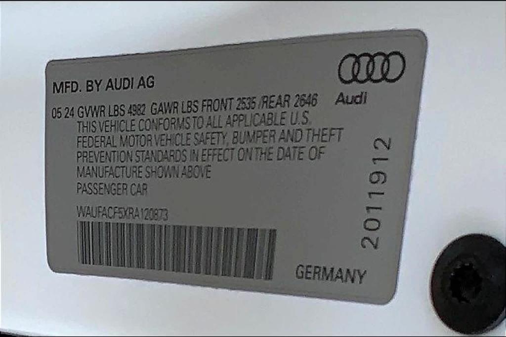 new 2024 Audi A5 car, priced at $55,510