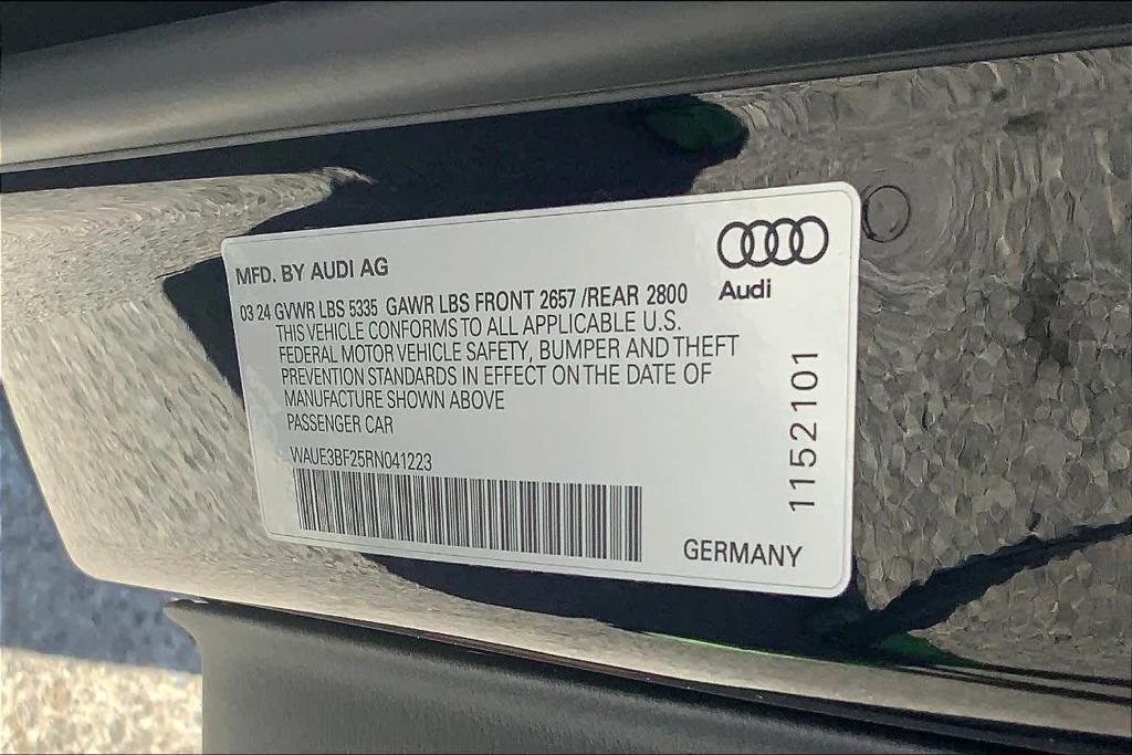 new 2024 Audi A6 car, priced at $65,545