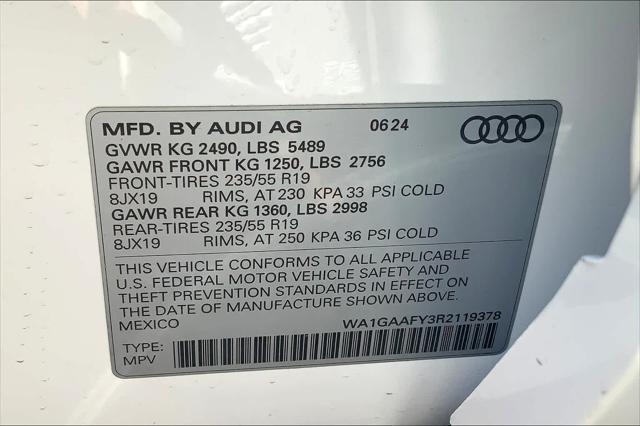 new 2024 Audi Q5 car, priced at $52,495