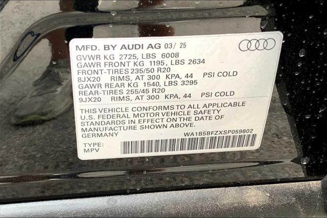 new 2025 Audi Q4 e-tron car, priced at $57,805