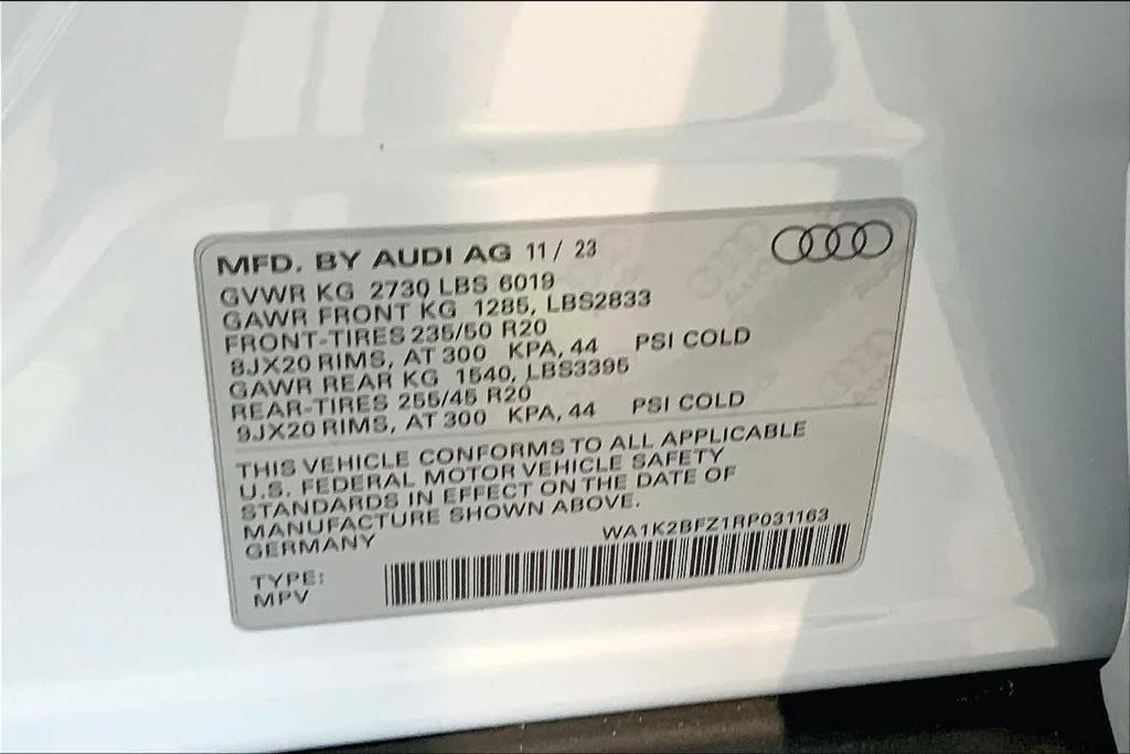 used 2024 Audi Q4 e-tron car, priced at $44,990