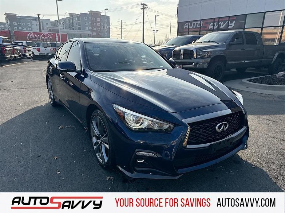 used 2021 INFINITI Q50 car, priced at $26,000