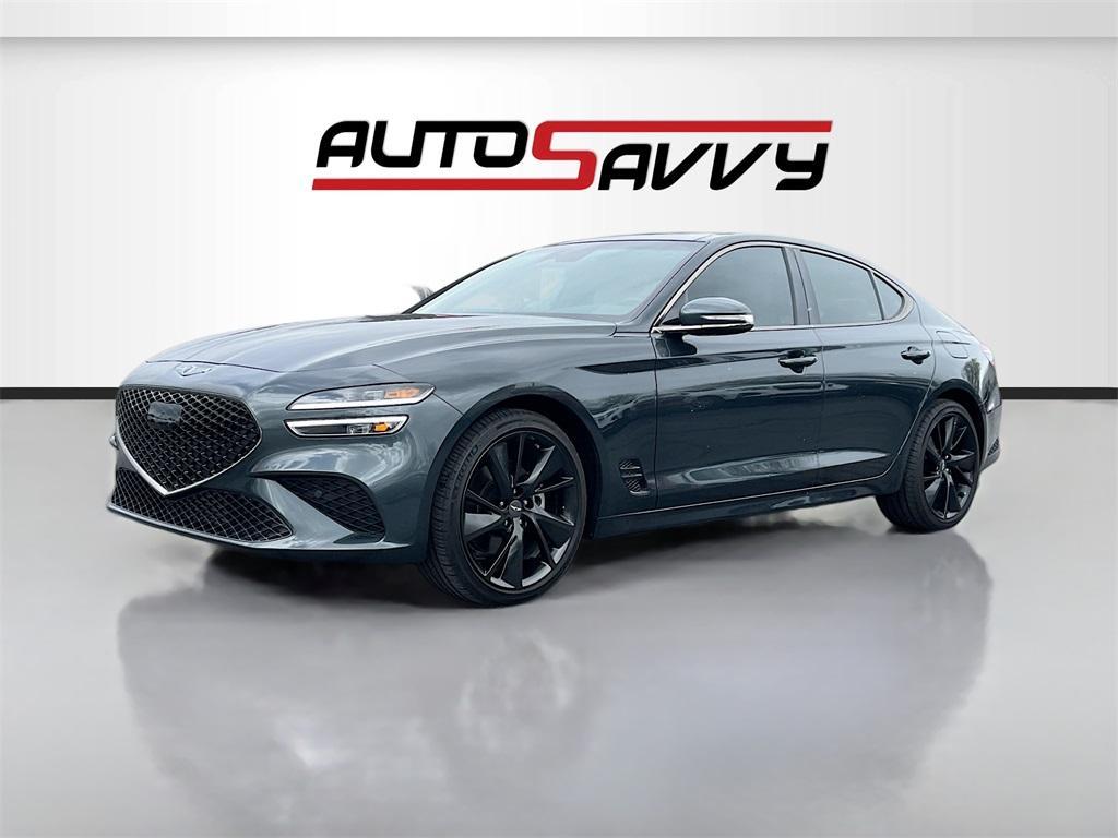 used 2023 Genesis G70 car, priced at $25,000