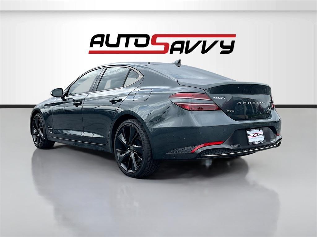 used 2023 Genesis G70 car, priced at $25,000