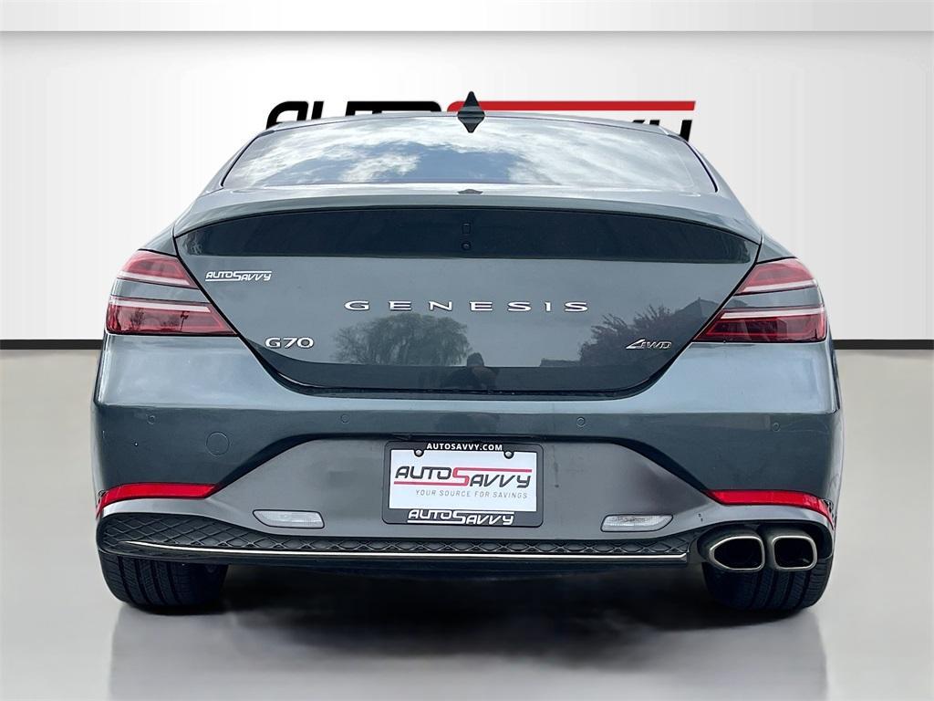 used 2023 Genesis G70 car, priced at $25,000