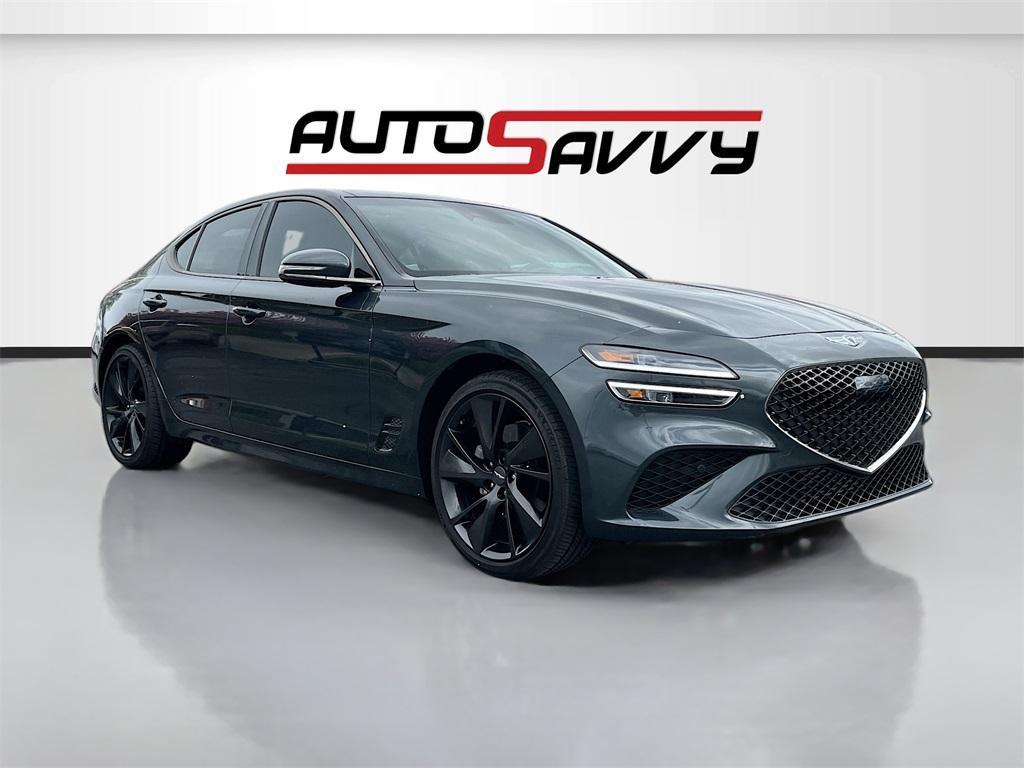 used 2023 Genesis G70 car, priced at $25,000