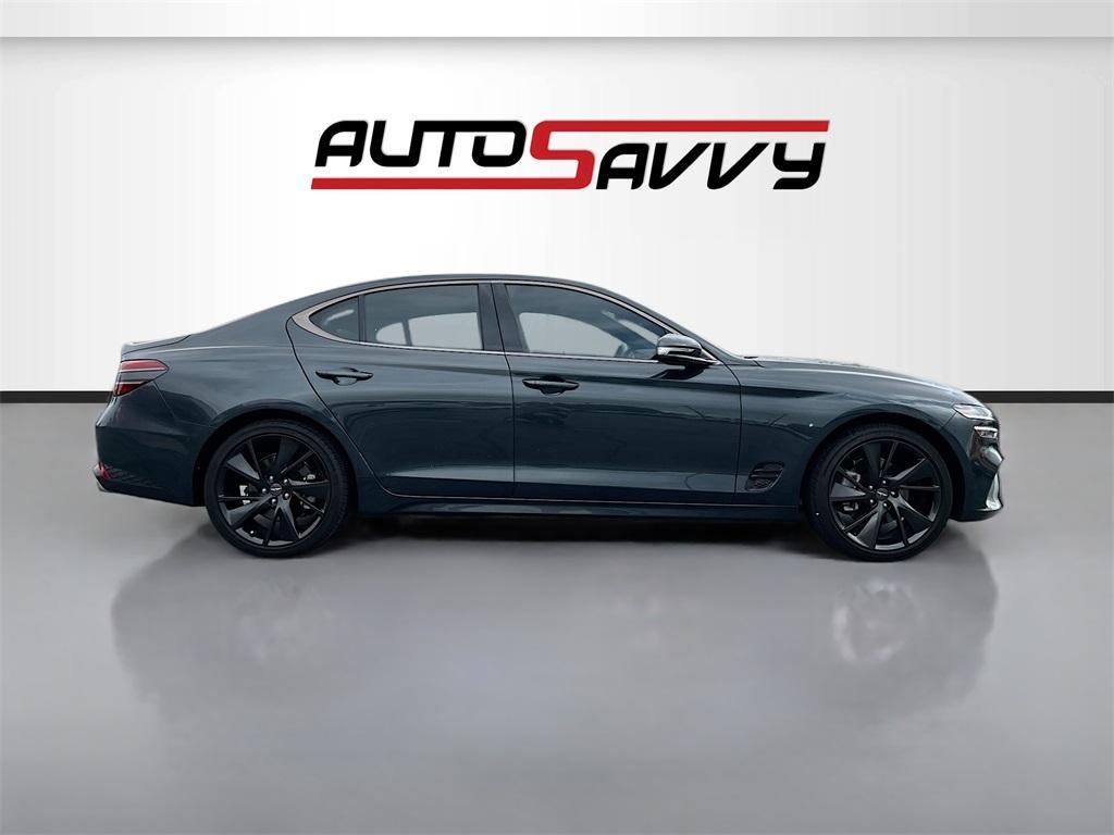 used 2023 Genesis G70 car, priced at $25,000