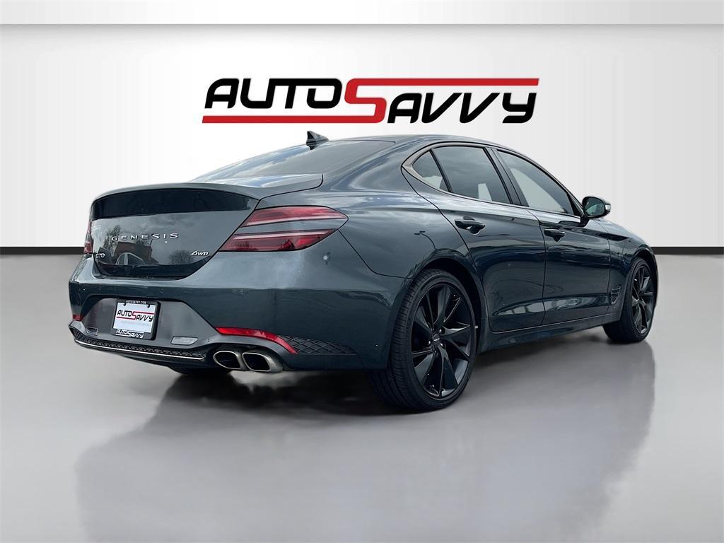 used 2023 Genesis G70 car, priced at $25,000