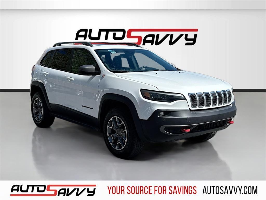 used 2021 Jeep Cherokee car, priced at $21,200