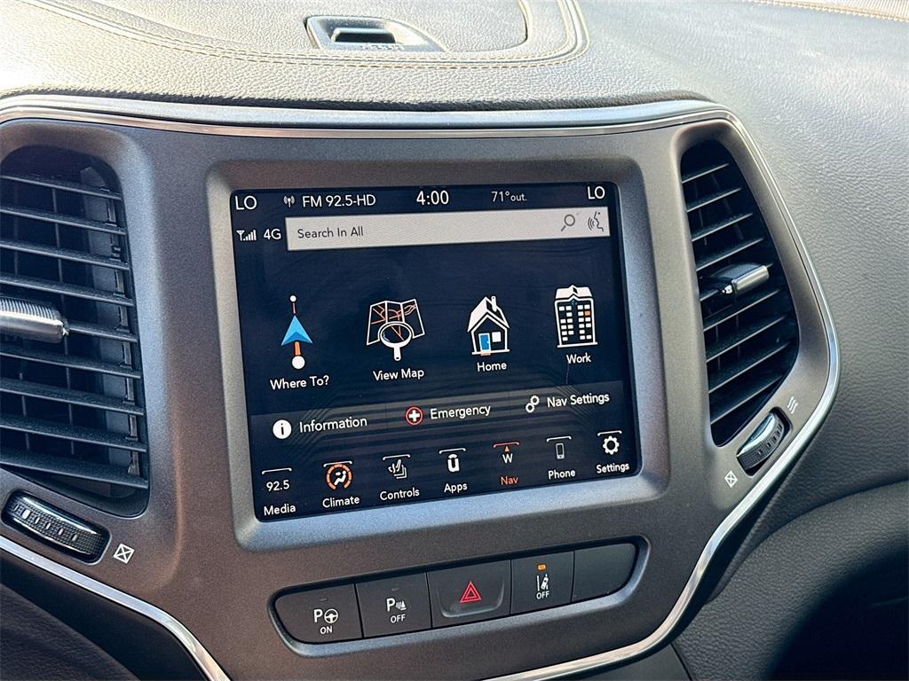 used 2021 Jeep Cherokee car, priced at $21,200