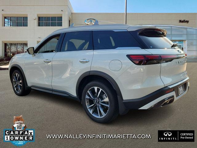 used 2025 INFINITI QX60 car, priced at $46,216
