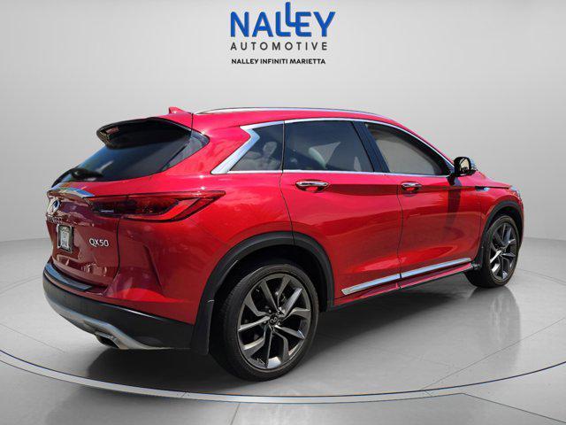 used 2024 INFINITI QX50 car, priced at $38,995