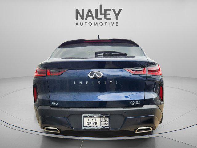 new 2025 INFINITI QX55 car, priced at $48,085