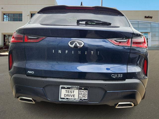 new 2025 INFINITI QX55 car, priced at $50,080