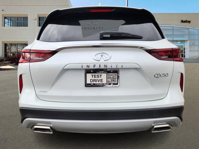 new 2025 INFINITI QX50 car, priced at $47,670