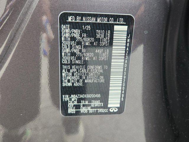 new 2025 INFINITI QX80 car, priced at $83,554