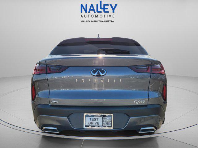 new 2025 INFINITI QX55 car, priced at $50,085