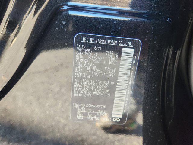 new 2025 INFINITI QX80 car, priced at $97,508