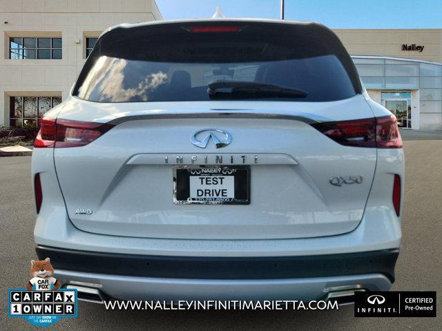 used 2024 INFINITI QX50 car, priced at $34,291