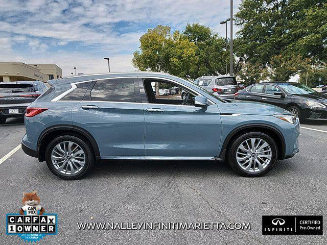 used 2025 INFINITI QX50 car, priced at $37,049