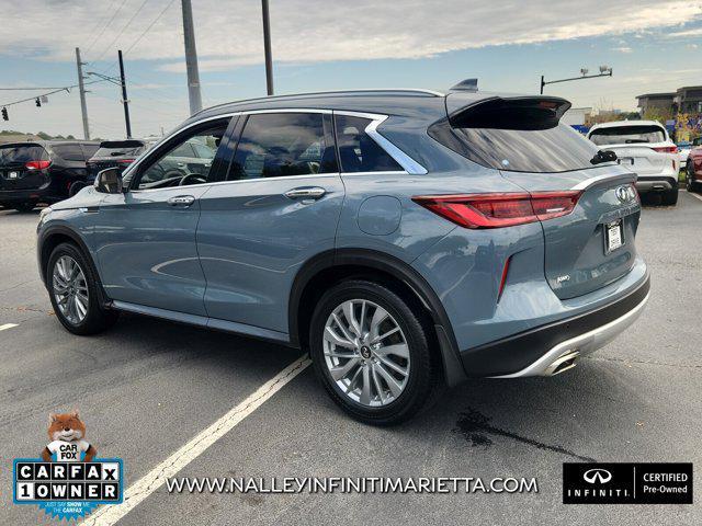 used 2025 INFINITI QX50 car, priced at $37,049