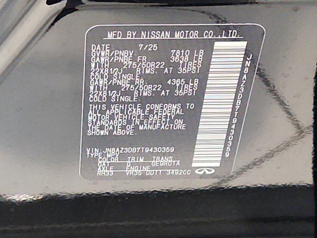 new 2026 INFINITI QX80 car, priced at $108,225