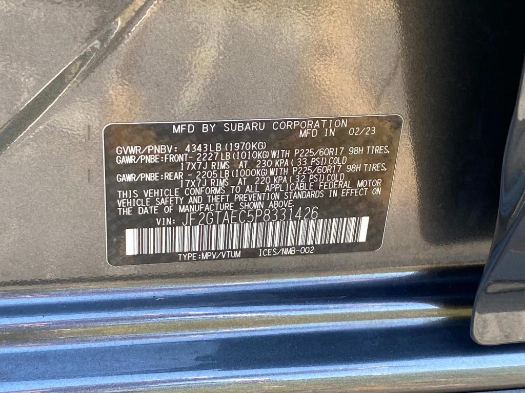 used 2023 Subaru Crosstrek car, priced at $25,700
