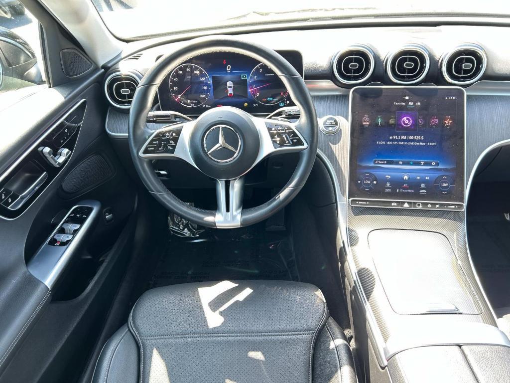 used 2022 Mercedes-Benz C-Class car, priced at $34,900