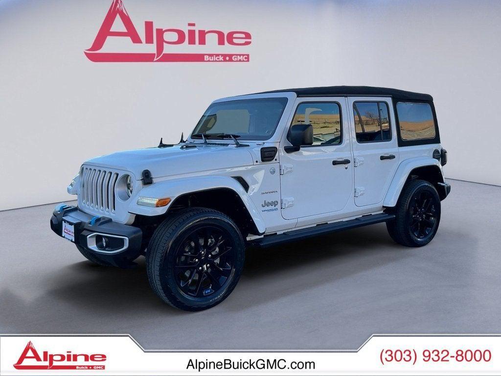 used 2022 Jeep Wrangler Unlimited 4xe car, priced at $29,676