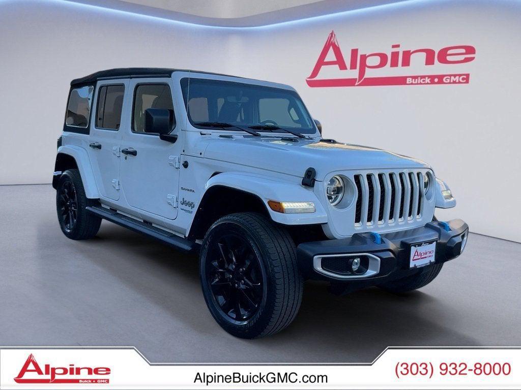 used 2022 Jeep Wrangler Unlimited 4xe car, priced at $29,676