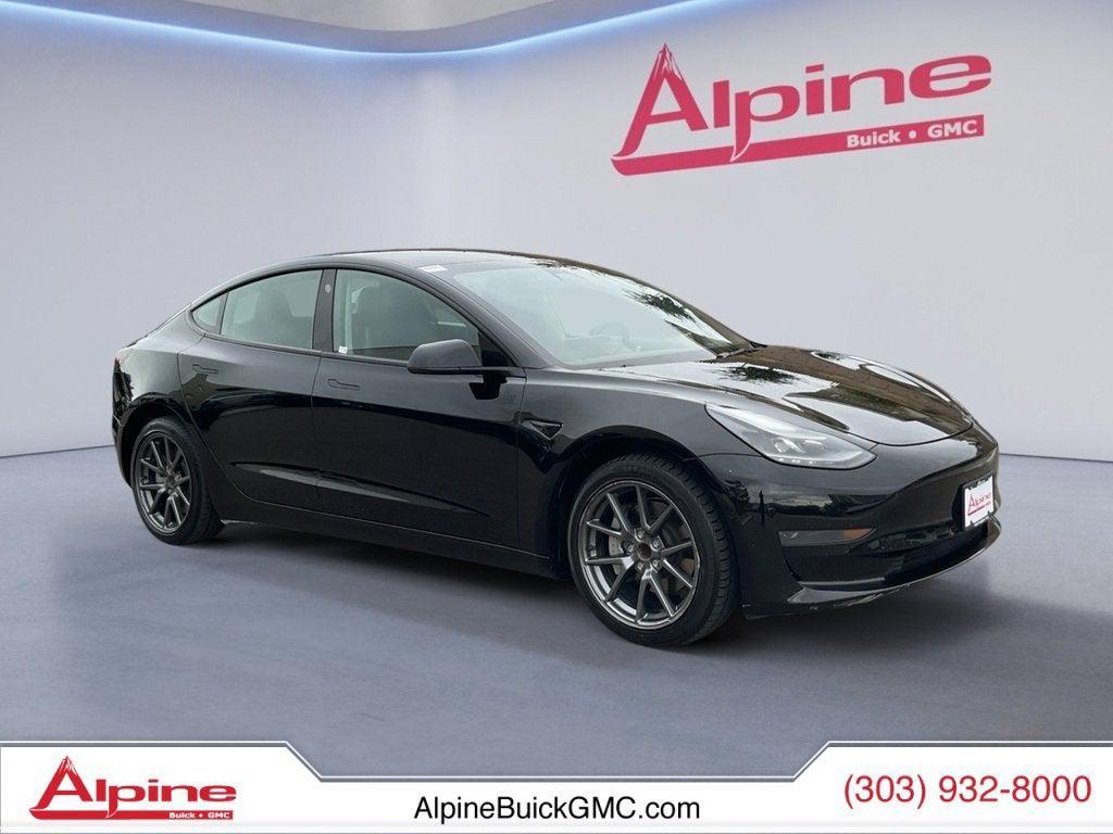 used 2022 Tesla Model 3 car, priced at $19,091