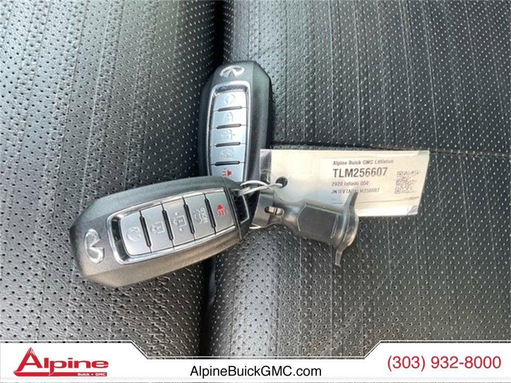 used 2020 INFINITI Q50 car, priced at $21,431