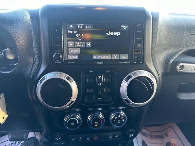 used 2014 Jeep Wrangler Unlimited car, priced at $12,000