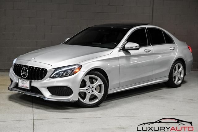 used 2015 Mercedes-Benz C-Class car, priced at $19,985