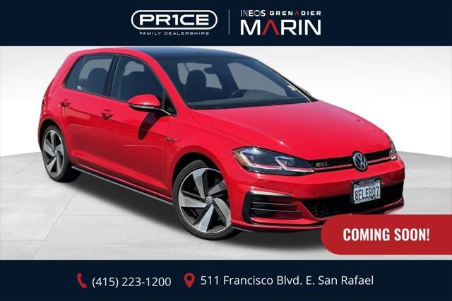 used 2018 Volkswagen Golf GTI car, priced at $18,500