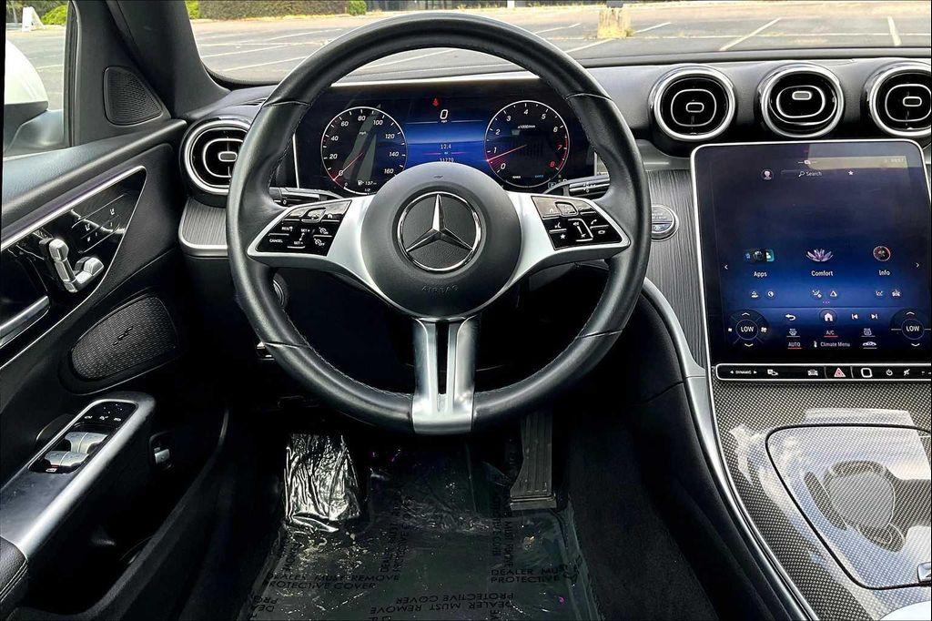 used 2024 Mercedes-Benz C-Class car, priced at $36,998