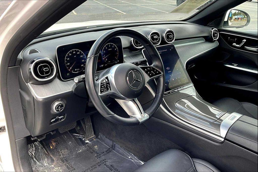used 2024 Mercedes-Benz C-Class car, priced at $36,998