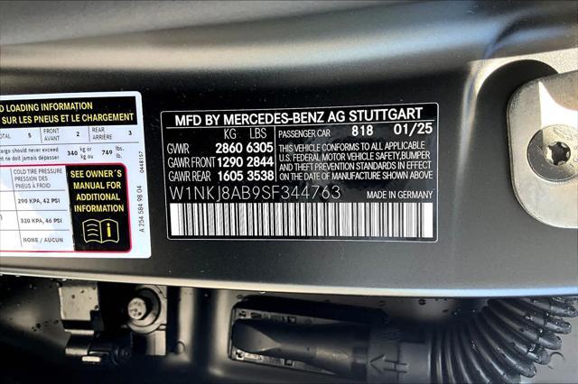new 2025 Mercedes-Benz AMG GLC 63 car, priced at $108,725