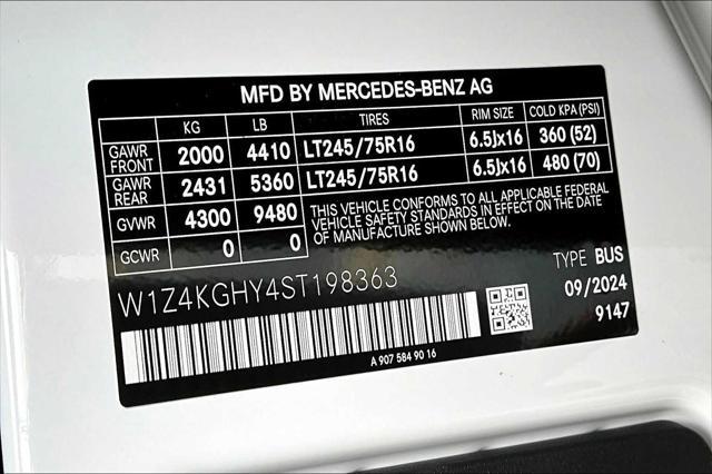 new 2025 Mercedes-Benz Sprinter 2500 car, priced at $77,086