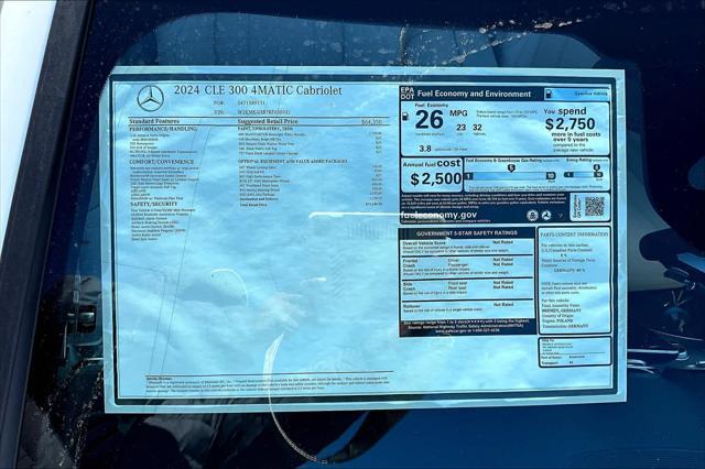 new 2024 Mercedes-Benz CLE 300 car, priced at $72,345