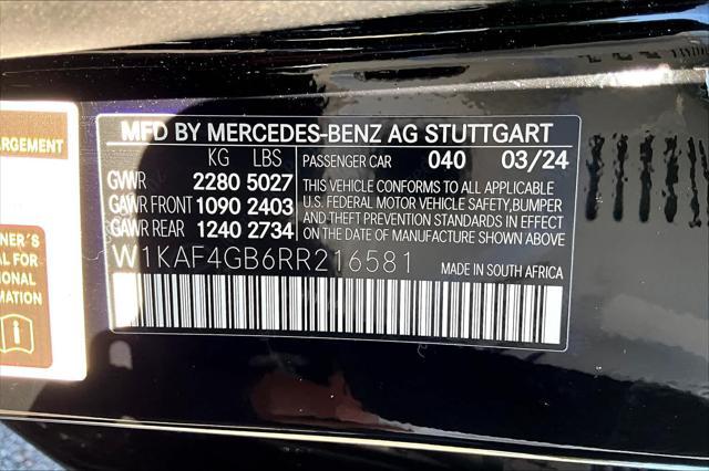 used 2024 Mercedes-Benz C-Class car, priced at $47,777