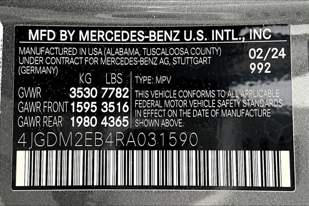 new 2024 Mercedes-Benz EQS 450 car, priced at $120,465
