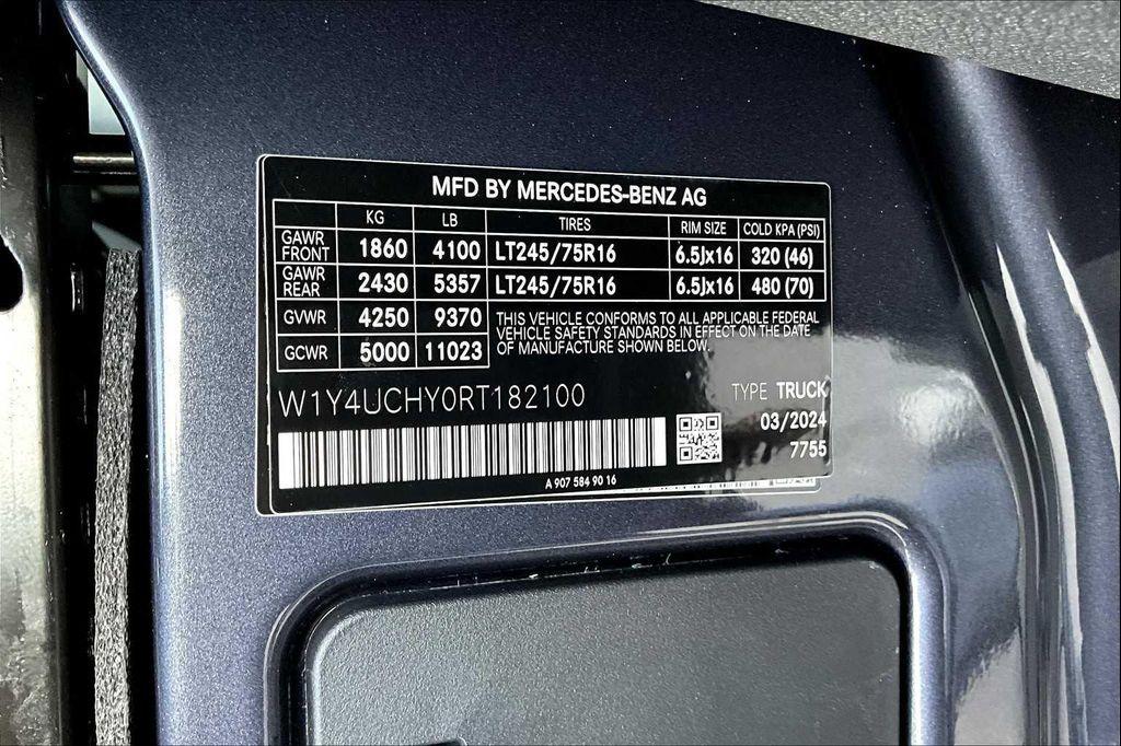 new 2024 Mercedes-Benz Sprinter 2500 car, priced at $80,938